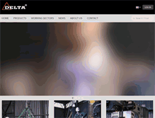 Tablet Screenshot of deltahoist.com